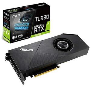 【中古】ASUS NVIDIA GEFORCE RTX 2080 SUPER 搭載 ストレート排気モデル 8G TURBO-RTX2080S-8G-