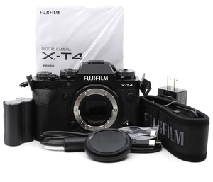 ＜ほぼ新品＞フジフィルム FUJIFILM X-T4 ボディ ブラック シャッター数1222枚