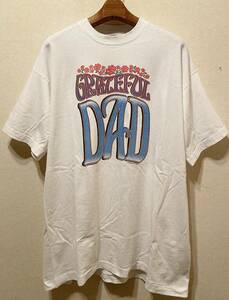 Peacock Papers90sビンテージGRATEFUL DEADパロディTシャツXL袖裾シングル丸胴FRUIT OF THE LOOMヘビーコットン白90年代グレイトフルデッド