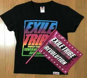 EXILE TRIBE PERFECT YEAR LIVE TOUR TOWER OF WISH 2014 ～THE REVOLUTION～◆TシャツXS◆フラッグ・CDおまけ付き