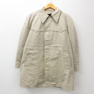 XL/古着 ロンドンフォグ 長袖 ステンカラー コート メンズ 90s ロング丈 ラグラン ベージュ カーキ 内側ファー 24nov18 中古 アウター