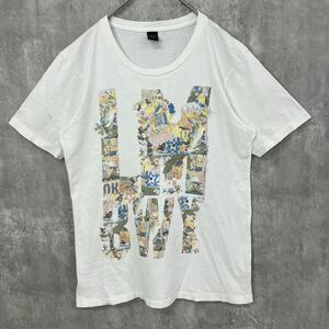 graniph アニマル柄 半袖 Tシャツ ホワイト S 送料無料