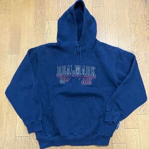 パーカー トレーナー P.E.C CLOTHES ネイビー size M ポケットあり　プルオーバー　古着