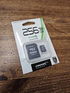 新品☆HIDISC マイクロSDカード 256GB 1枚 HDMCSDX256GCL10UIJP3 未開封 メモリーカード microSD