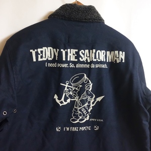 【定価3万 TEDMAN テッドマン USN N-1 デッキジャケット M】TDN1-010 TEDDY THE SAILOR MAN 