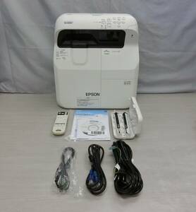 ◆◇3500ルーメン◆ランプ使用時間1341時間186時間◆超短焦点ビジネスプロジェクター　EPSON EB-685WT◆難あり◇◆