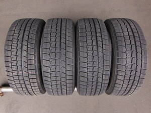 P2567　送料無料! 4本SET価格 超バリ溝 一部イボ付 205/50R17 ダンロップ スタッドレス WINTER MAXX WM02 205/50-17 エアーチェック済!