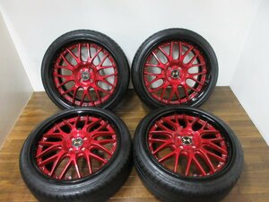 【送料無料・税込み】weds マーベリック 709M 18in7.5J+48 8J+42 4穴PCD100 ATR SPORT 205/40R18 Z12 コンパクトカーチューナーサイズ