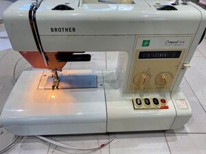 1円スタート ミシン BROTHER ブラザー ZZ3-B7 60 D95523062 カバー付き 替え針付き 趣味 手芸 ハンドクラフト 通電確認済 動作未確認