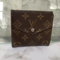 90s LOUIS VUITTON ルイヴィト三つ折財布 コンパクト モノグラム