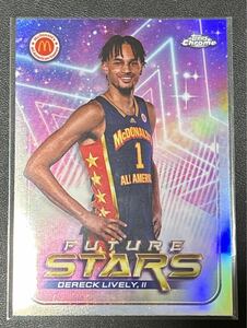 Topps CHROME DERECK LIVELY II FUTURE STARS ref