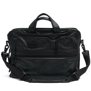 TUMI トゥミ ビジネスバッグ 96114D2 ALPHA2 COMPACT LARGE SCREEN LAPTOP BRIEF ナパレザー 牛革 2WAY ショルダーバッグ 定番