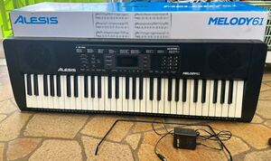 ○C8209 ALESIS MELODY61 電子キーボード シンセサイザー ○