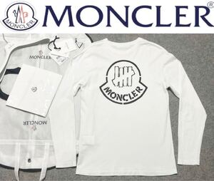 大人気★国内正規モンクレール MONCLER GENIUS 1952×UNDEFEATEDコラボ ロゴ 長袖 カットソー ロングT♪L相当