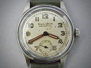 Bulova Watertite 17-Jewel Manual Wind (ブローバ　ウォータータイト　17石手巻時計) Cal. 10BA 1942年製