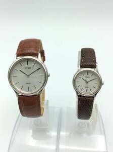 T84□【QZ/不動品】2点セット セイコー スピリット SEIKO SPIRIT 3針 ラウンド 8N41-6130/4N21-0450 クォーツ 腕時計 現状品 ジャンク品