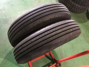 s147-4-2 ☆225/80R17.5 中古2本♪ 2023年製 ヨコハマ RY138E 中古タイヤ 残溝たっぷり10ｍｍ！ k70