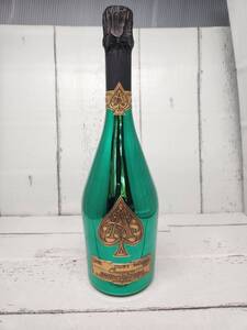 ☆GOL☆【古酒】未開栓 酒 Champagne ARMAND DE BRIGNAC BRUT 750ml 12.5% アルマンドブリニャック グリーン シャンパン 果実酒