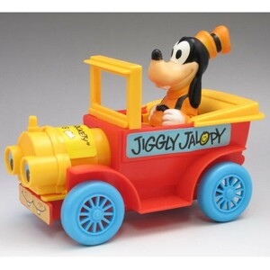 ディズニー　グーフィー　ゼンマイトイ　JIGGLY JALOPY　1980年　USAディズニーテーマパーク　箱あり