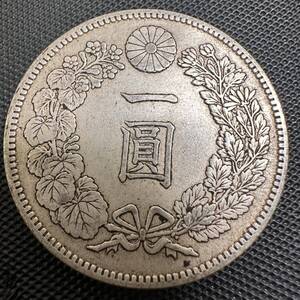 古銭 貿易銀 一圓銀貨 一圓 大日本 明治四十五年 新一円銀貨 大型銀貨 日本貨幣 D08