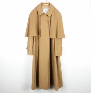 BURBERRYS PRORSUM CAPE TYPE CASHMERE BREND WOOL BALMACAAN COAT/バーバリーズプローサムケープ付カシミヤ混ウールステンカラーコート