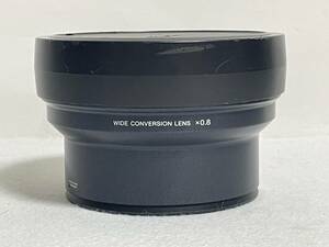 SONY ソニー VCL-EX0877 WIDE CONVERSION LENS X0.8 カムコーダー用ワイドコンバージョンレンズ