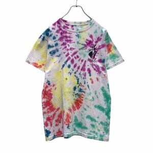 FRUIT of the LOOM 半袖 プリント Tシャツ M カラフル タイダイ フルーツオブザルーム 古着卸 アメリカ仕入 a506-6187