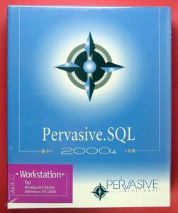 【170】 4521889025459 エージテック Pervasive.SQL 2000i Workstation 新品 未開封 パーベイシブ ワークステーション Windows95 98 Me対応