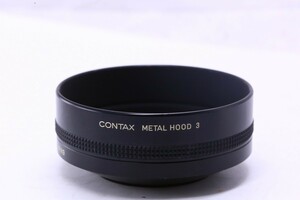 【美品】CONTAX METAL HOOD 3 55/86 Ring コンタックス メタルフード #16459