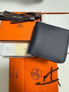 新品未使用 2024 7 エルメス HERMES ジップアンゴー Ⅱ 二つ折り　財布　Zipengo