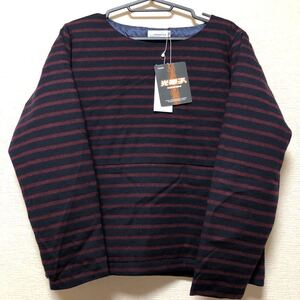 新品タグ付 Sサイズ ナナミカ 光電子 ダウンセーター ストライプ SUAF825 nanamica DOWN SWEATER WS インナーダウン ダウンスウェット 保温