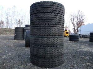 □446 冬 イボ付10分山 ブリヂストン W900 275/80R22.5 151/148J 6本 2022年製 スタッドレス