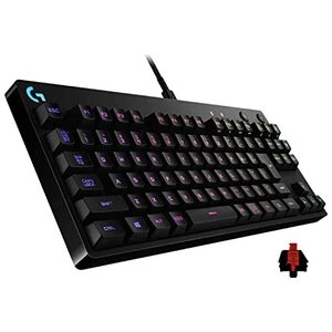 【中古】Logicool G(ロジクール G) PROゲーミングキーボード テンキーレス GXスイッチ リニア 有線 メカニカル キーボード 静音