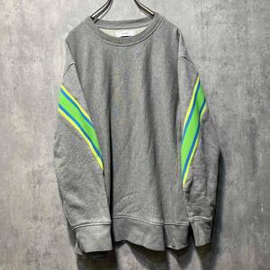 FACETASM RIB BIG SWEAT リブビックスウェット グレー グリーン イエロー ブルー サイズ00 ファセッタズム