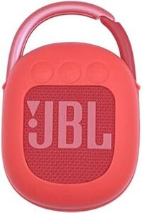 JBL CLIP4 Bluetooth ポータブルスピーカー 専用保護収納シリコンケース- Aenllosi (レッド