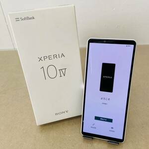 美品　SONY Xperia 10 IV 　A202SO　 Softbank　SIMフリー　　i18917　　60サイズ発送　　