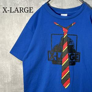 X-LARGE エクストララージ だまし絵ネクタイプリント Tシャツ