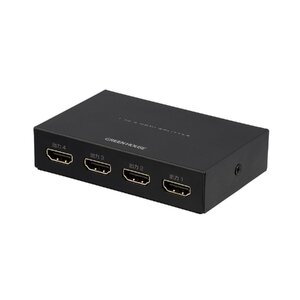 HDMIスプリッター HDMI分配器 4K 1入力4出力 グリーンハウス GH-HSPH4-BK/0069