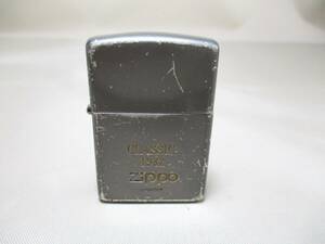 F023*ZIPPO 68*　CLASSIC　グレー　ジッポライター　1点　/中古　/傷多め【送料込】