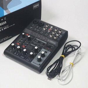 ☆ミウラ1円スタート☆ヤマハ ライブ配信 ストリーミングミキサー AG06MK2 動作テスト済