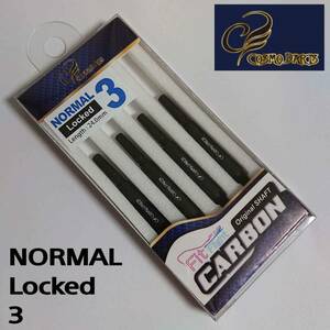 新品COSMO DARTS Fit Shaft CARBON NORMAL Locked 3/コスモダーツ フィットシャフト カーボン ノーマル ロック3 ブラック/24.0mm/Oリング付