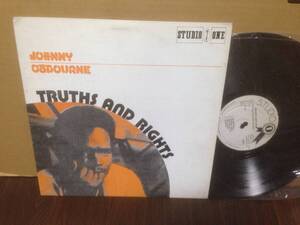 レゲエ LP JOHNNY OSBOURNE / TRUTHS AND RIGHTS studio one　　管4J1