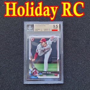 ◆BGS: 9.5 GEM MINT【#17 S. OHTANI RC 】2018 Bowman Holiday Rookie Card #TH-SO ◇検索：大谷 ルーキー カード エンゼルス Angeles