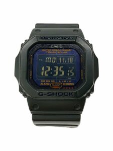 CASIO◆クォーツ腕時計/デジタル/ラバー/BLK/GRN/G-5600KG