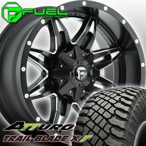 FUEL D567 Lethal ランクル200 100 ダッジ ラム 20インチタイヤホイールセット ATTURO TRAIL BLADE XT 275/55R20 285/55R20 305/55R20 X/T