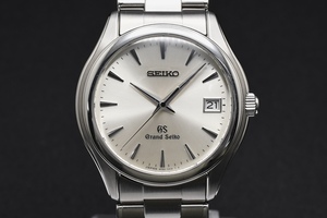 美品 箱・ギャラ付 SEIKO GS Ref:9F62-0A10 SBGX005 グランドセイコー デイト クォーツ 腕時計 ■30648