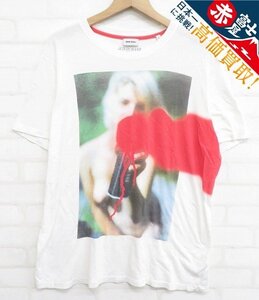 7T6650【クリックポスト対応】DIESEL×Sasha Kurmaz 半袖Tシャツ ディーゼル