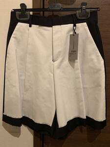 46サイズ DIOR MEN ショートパンツ ハーフパンツ BLACK WHITE ブラック ホワイト 黒 白 183C101A5113_900 2021 SUMMER 限定