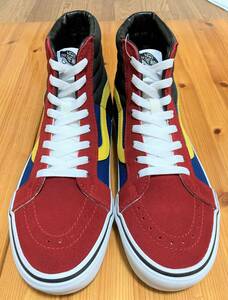 vans sk-8 hi(multi color)大人気バンズ名作マルチカラーモデル新品未使用品格安お買い得