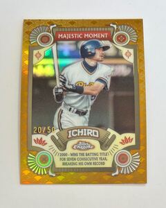 2024 Topps Chrome NPB ichiro イチロー オリックス Majestic Moment 50枚限定 Gold Refractor IMM-9